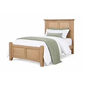 BB Jamestown Oak-Bleached Mansion Headboard - Twin