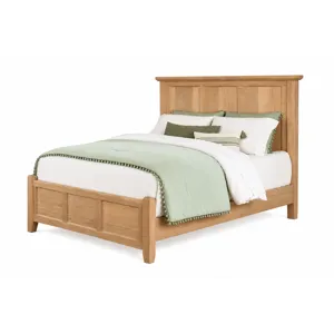 BB Jamestown Oak-Bleached Mansion Bed - Full