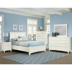 BB Bonanza-White Mansion Storage Bed