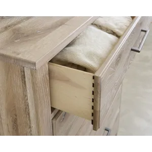 Fulling Mill-Bleached White Dresser 6 Drawer