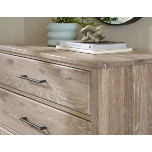 Fulling Mill-Bleached White Chest 5 Drawer