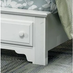 King Panel Storage Bed