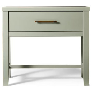 Pure Maple-Sage Bedside Table 1 Drawer