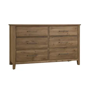 Fulling Mill-Natural Oak Dresser 6 Drawer