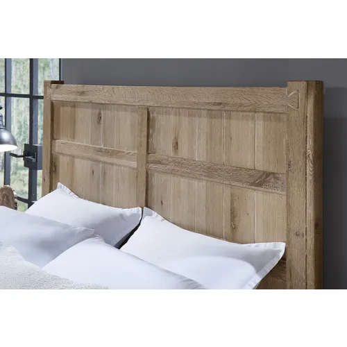 Dovetail-Sun Bleached White Board & Batten Queen Headboard