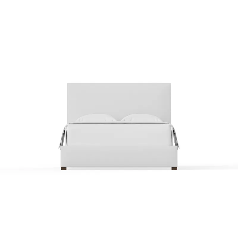Choices Pure White Amelia Upholstered Headboard - Queen