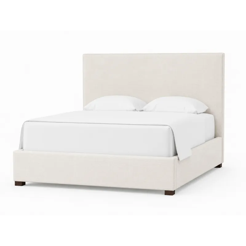 Choices Amelia Upholstered Bed Pure White - Queen