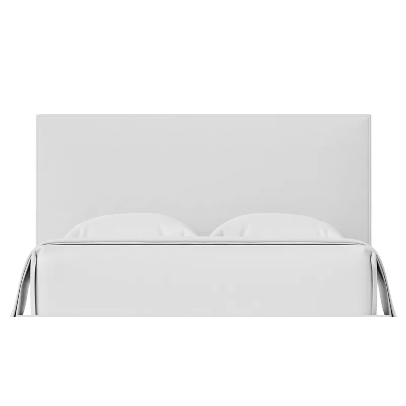 Choices Pure White Amelia Upholstered Headboard - Queen