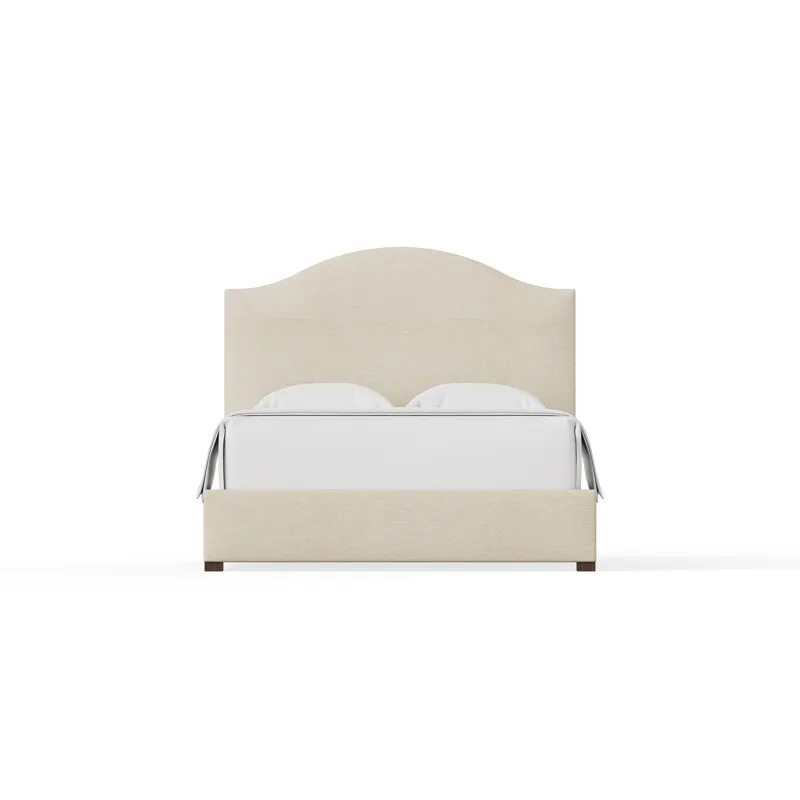 Choices Ivory Cream Emily Upholstered Headboard - Queen