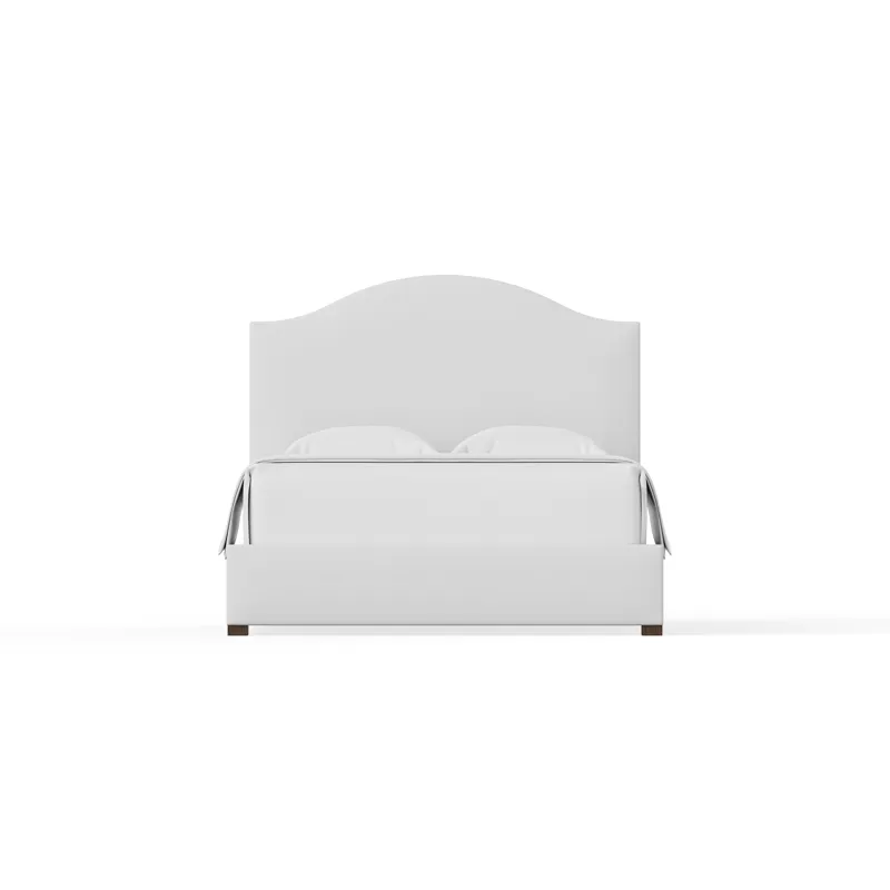 Choices Pure White Emily Upholstered Headboard - King