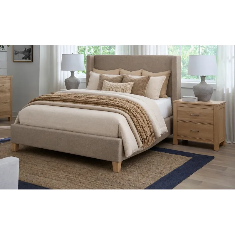 Upholstered Beds Driftwood Upholstered Shelter Bed - Queen