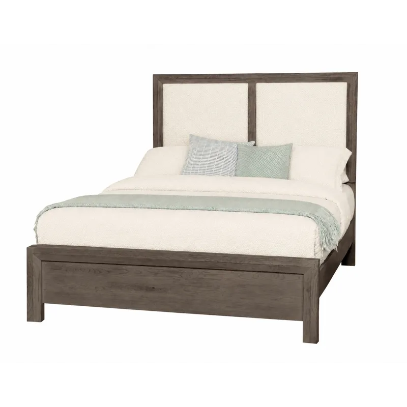 Custom Express-Driftwood Grey Upholstered Bed-Linen - King