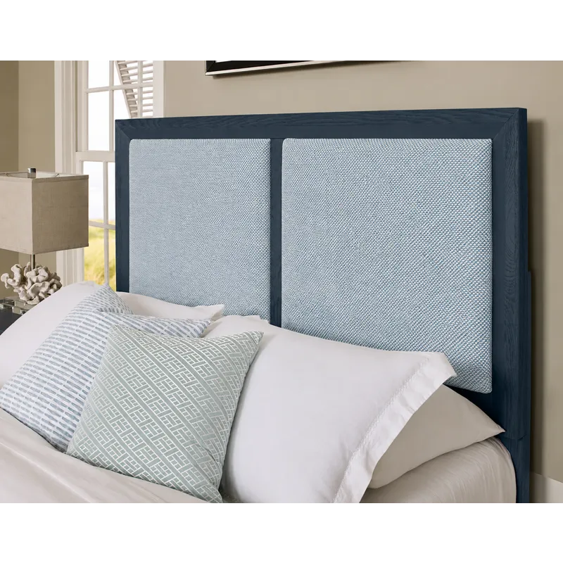 Custom Express-Indigo Upholstered Bed-Ocean - California King