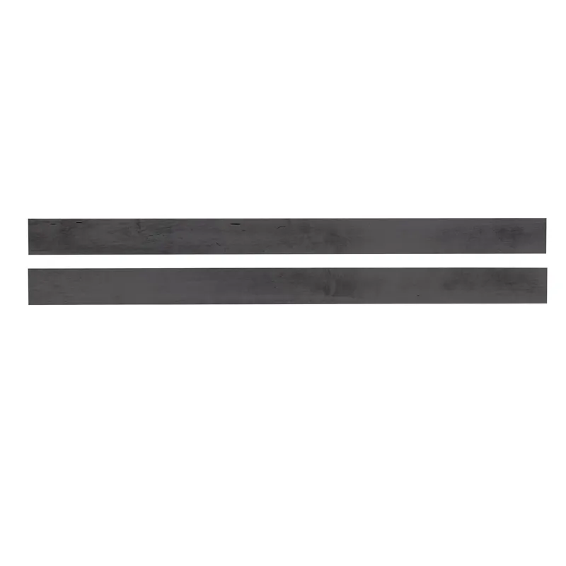 Custom Express-Graphite Wood Rails - California King