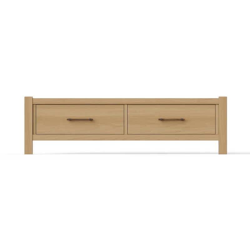 Pure Maple-Natural Maple Storage Footboard - Queen