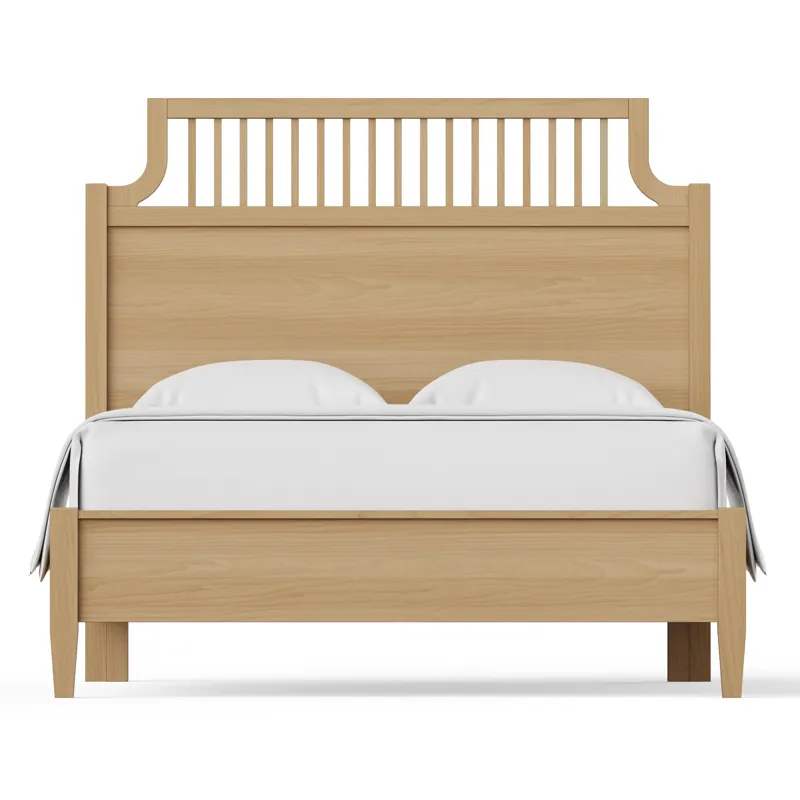 Pure Maple-Natural Maple Garden Footboard - Queen