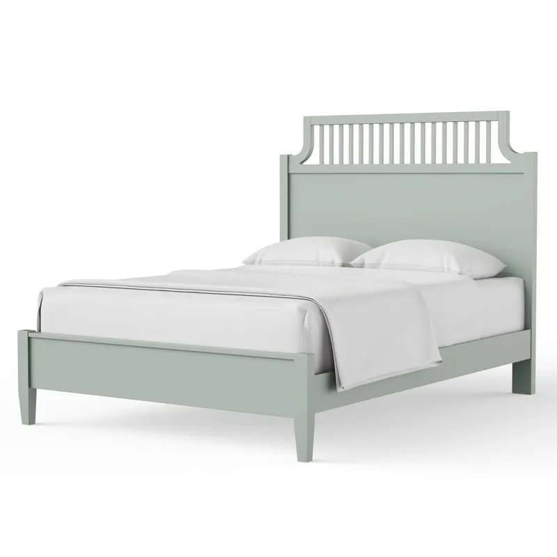 Pure Maple-Sage Garden Headboard - King