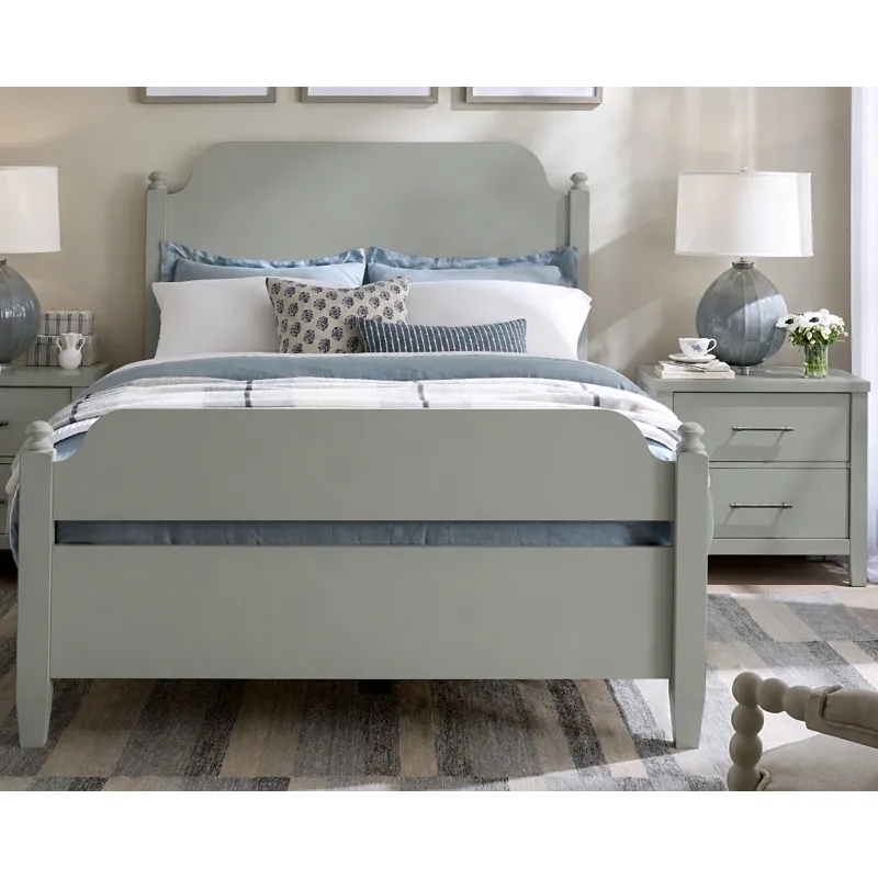 Pure Maple-Sage Poster Bed - Queen