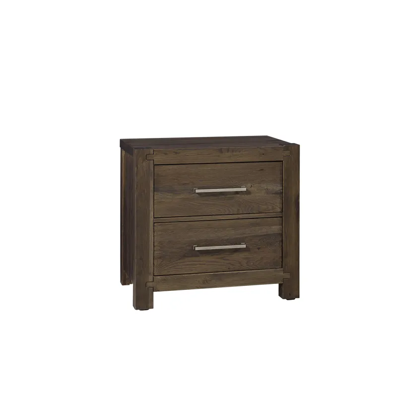 Joinery-Espresso Oak Night Stand 2 Drawer