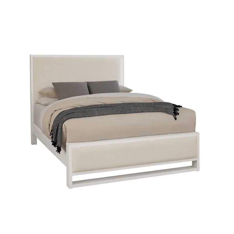 Lodge &amp; Loft-Soft White Wood Rails - California King