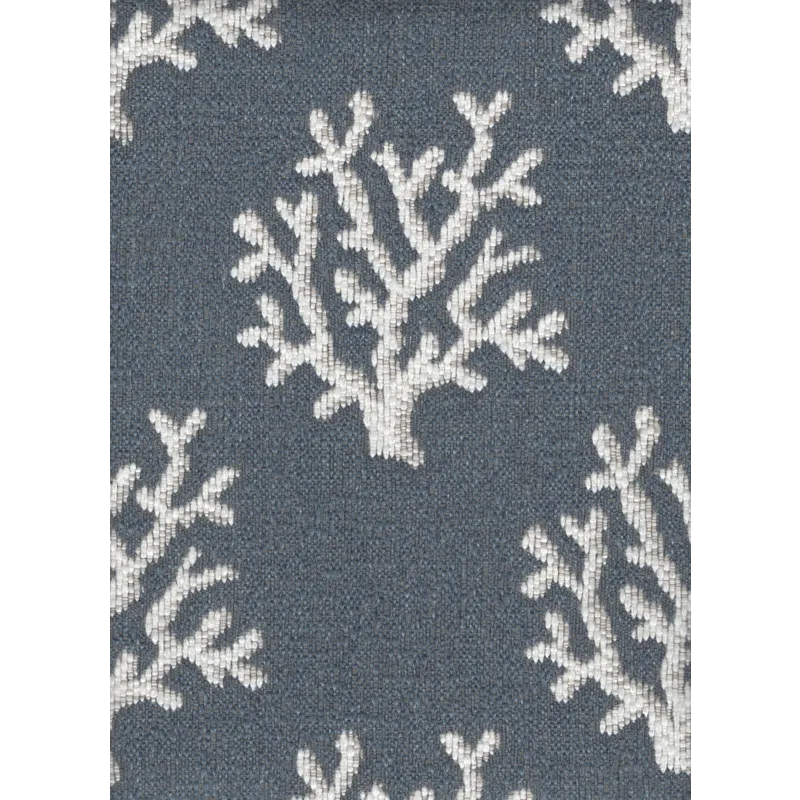 Tide &amp; Timber-Clear Oak Blue Coral Upholstered Headboard - King