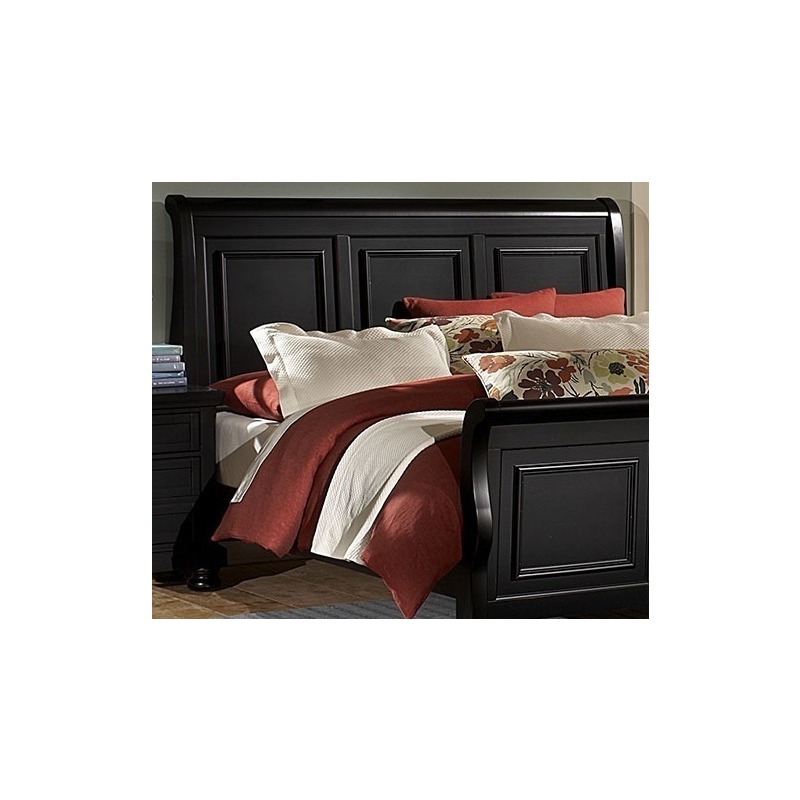 Reflections King Sleigh Headboard Ebony By Vaughan Bassett Nis555333158 Wright Furniture Flooring Reflections King Sleigh Headboard, Vaughan Bassett Reflections King Mansion Bed