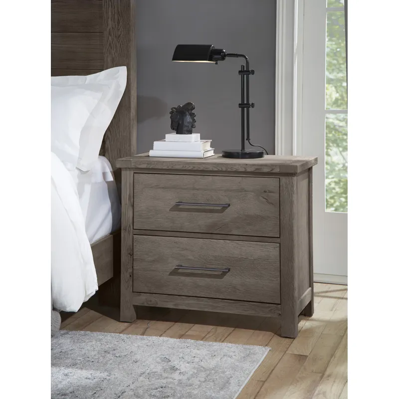 Dovetail-Mystic Grey Night Stand