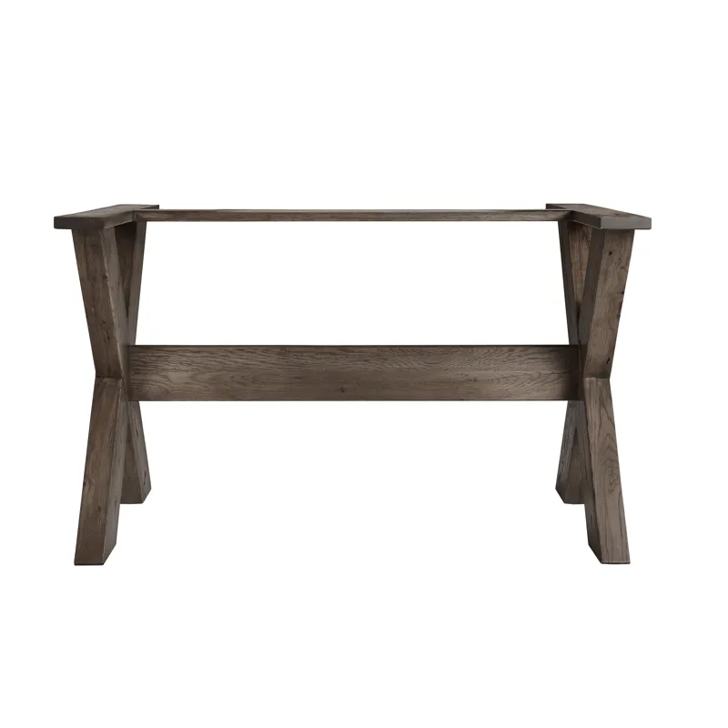 Dovetail Dining-Aged Grey Dovetail Base For 602 Top