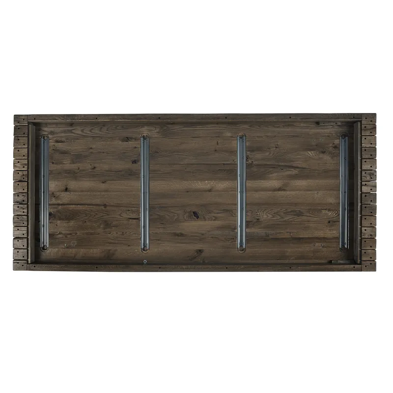 Dovetail Dining-Aged Grey Dovetail Table Top 96 1/2\"