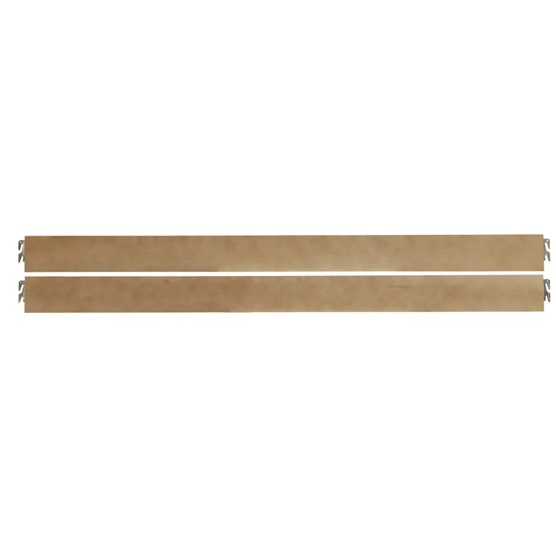 Crafted Oak-Bleached White Ben\'s Wood Rails & - Queen/King