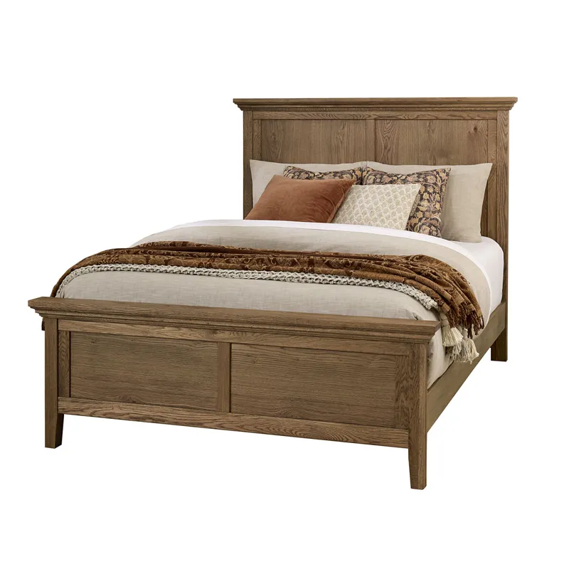 Fulling Mill-Natural Oak Mantel Headboard - King