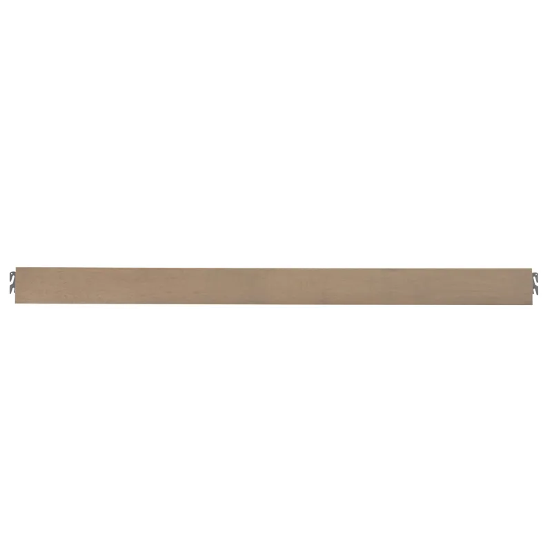 Tide & Timber-Clear Oak Wood Rails & - Queen/King