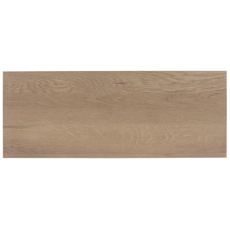 Tide & Timber-Clear Oak Pencil Poster Bed With Footboard Storage - Queen