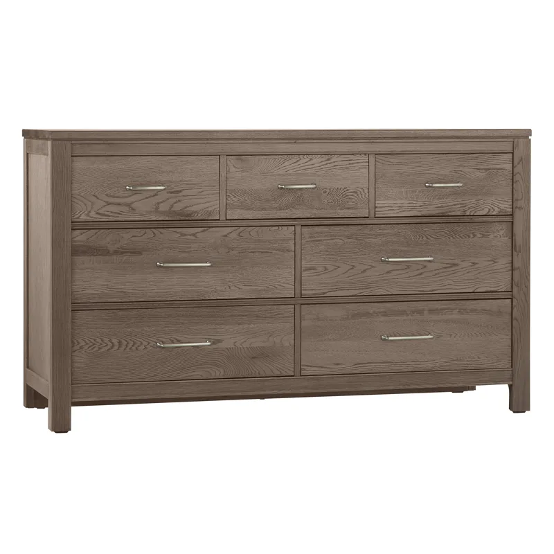 Tide & Timber-Grey Oak Dresser 7 Drawer