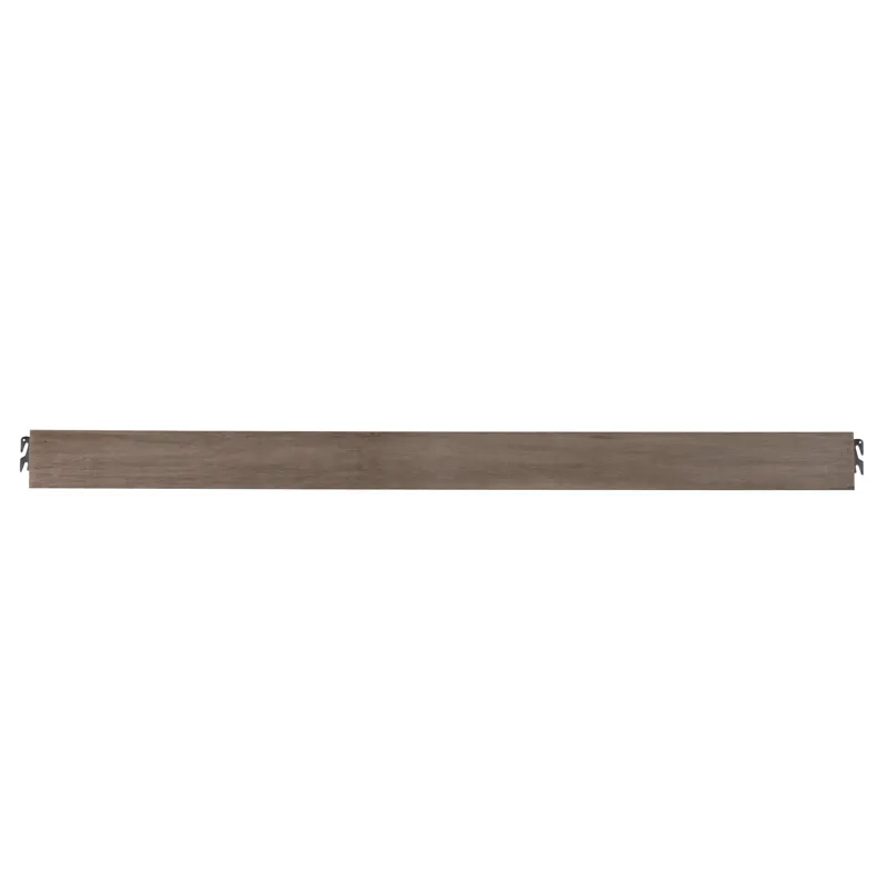 Tide & Timber-Grey Oak Wood Rails & - Queen/King