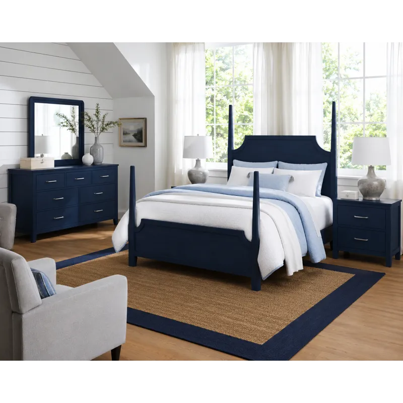 Tide & Timber-Luxe Blue Oak Landscape Mirror