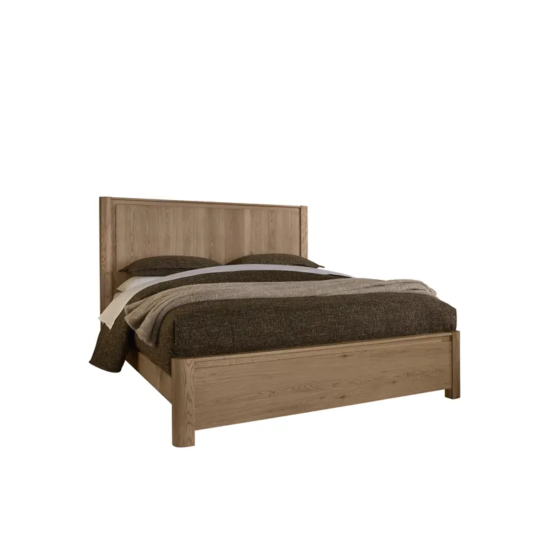 Lodge & Loft-Blond Oak Radius Poster Headboard - Queen
