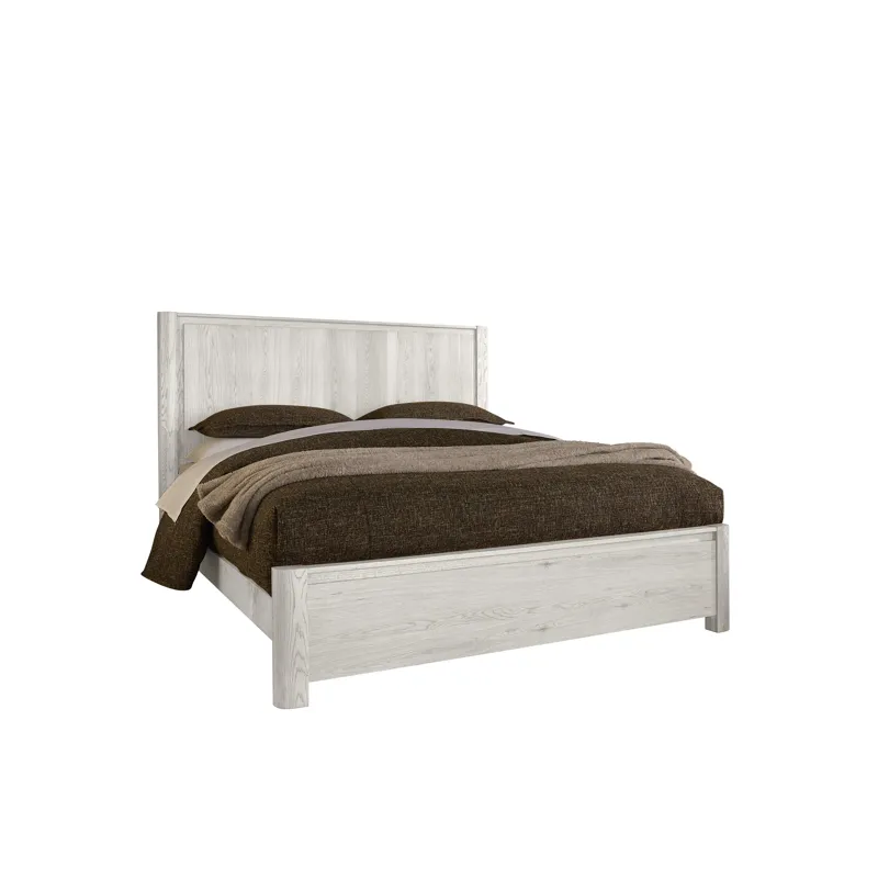 Lodge & Loft-Soft White Radius Poster Bed - Queen