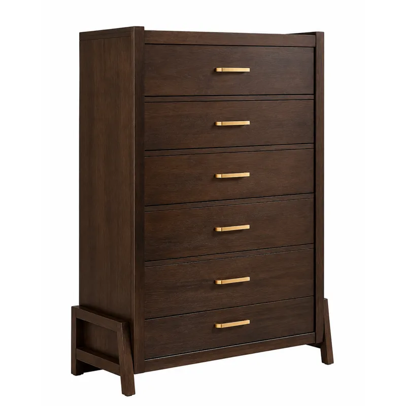Mercer Street-Dark Roast Chest 5 Drawer