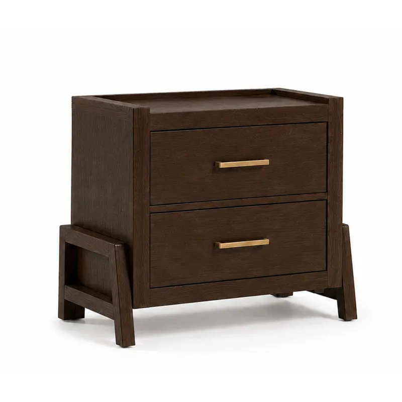Mercer Street-Dark Roast Nightstand 2 Drawer