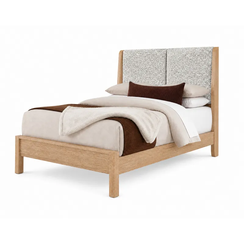 Mercer Street-Linen Finish Shelter Upholstered Bed-Labradoodle - Queen