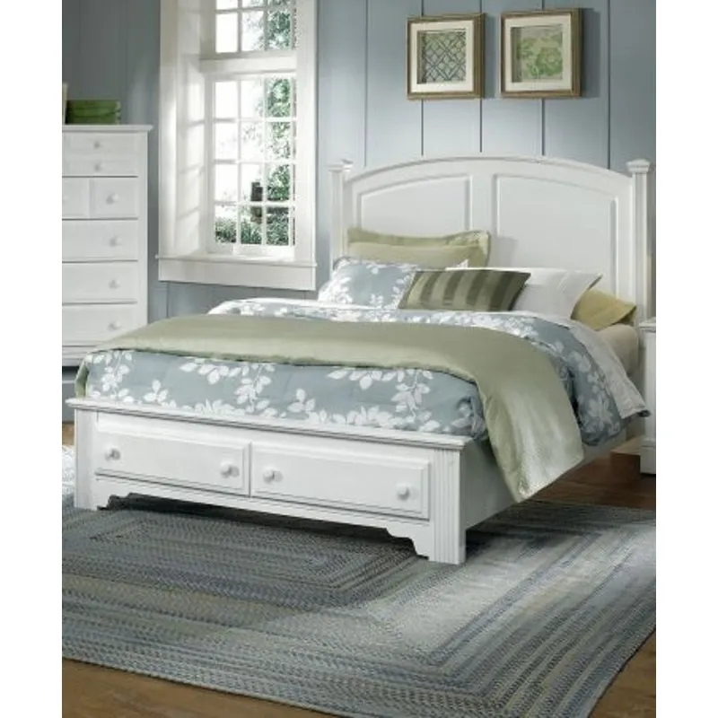 King Panel Storage Bed