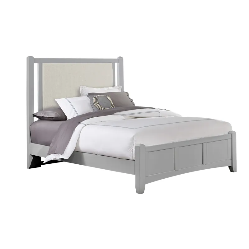 BB Bonanza-Gray Linen Upholstered Bed - King/California King