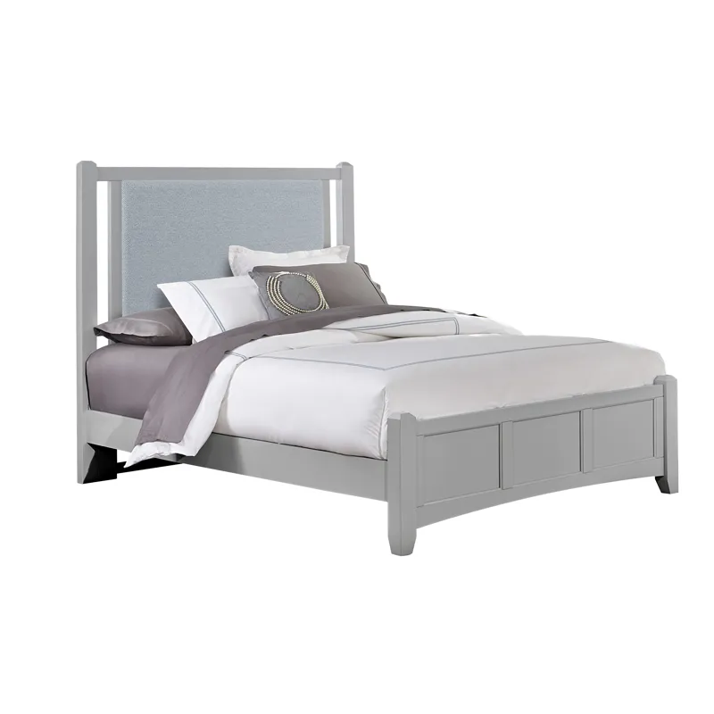 BB Bonanza-Gray Blue Upholstered Bed - Full