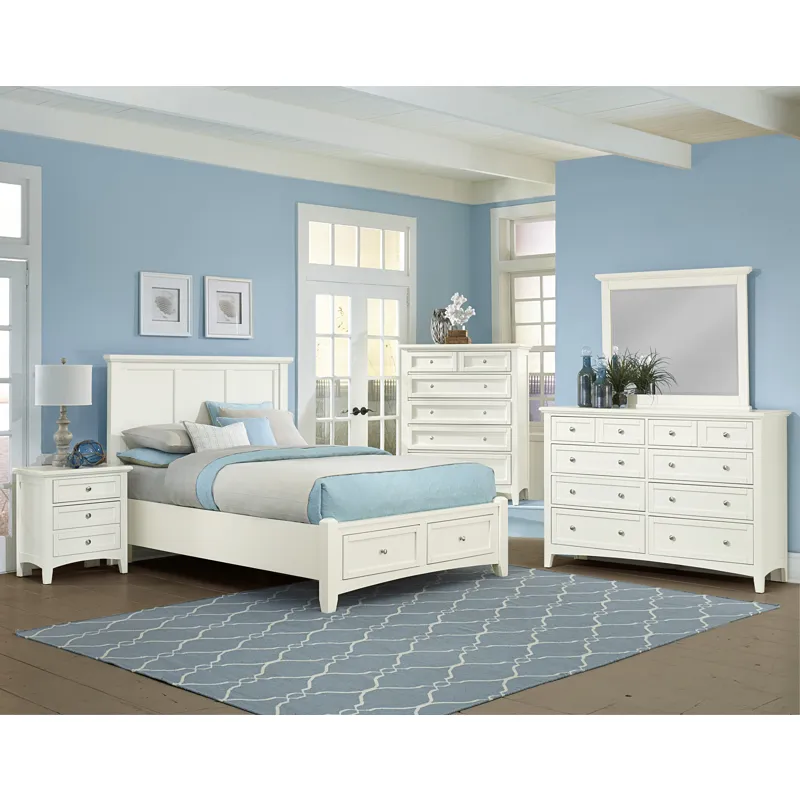 BB Bonanza-White Mansion Storage Bed