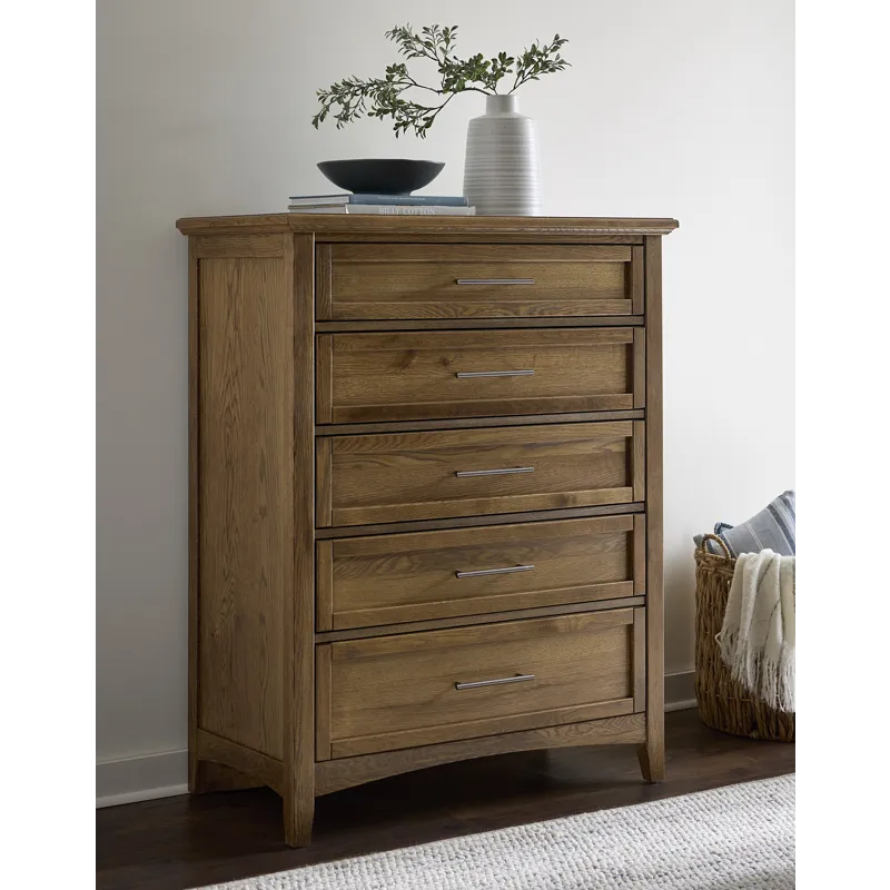 BB Jamestown Oak-Natural Chest 5 Drawer