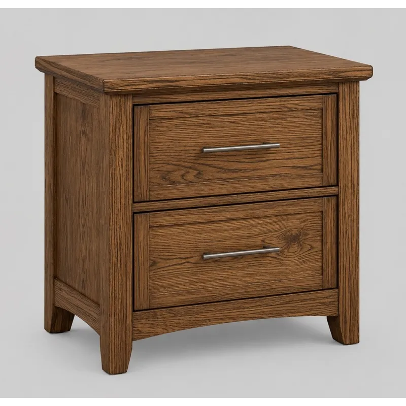 BB Jamestown Oak-Natural Night Stand 2 Drawer