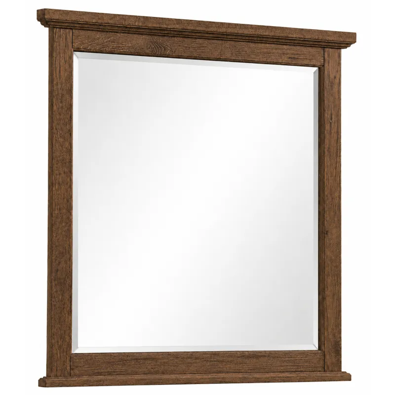 BB Jamestown Oak-Natural Small Landscape Mirror