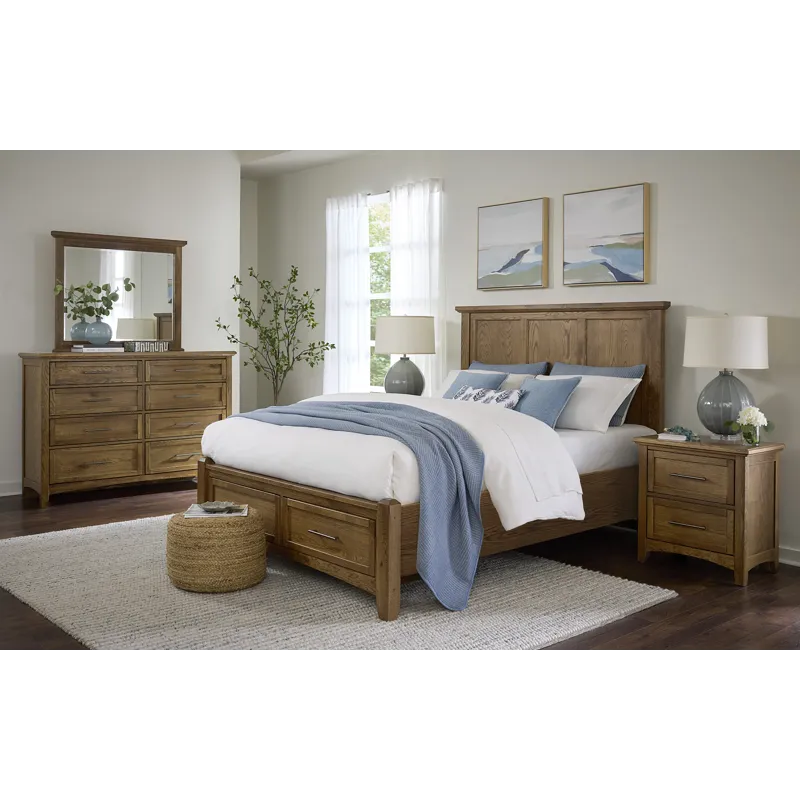 BB Jamestown Oak-Natural Triple Dresser 8 Drawer