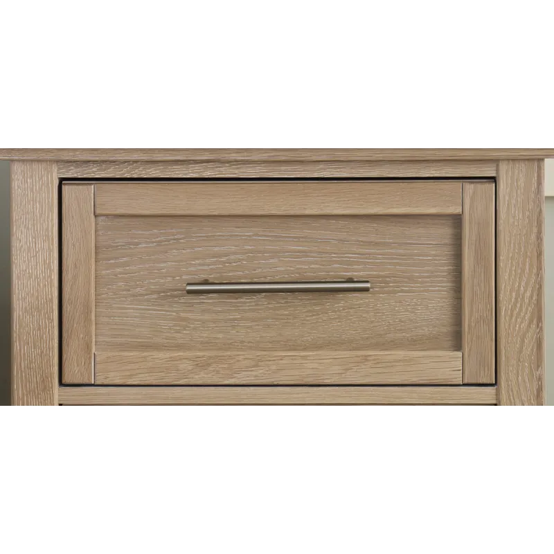BB Jamestown Oak-Bleached Double Dresser 6 Drawer